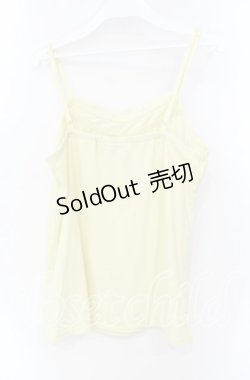 画像3: axes femme / ガーデン使いキャミソール  イエロー O-25-08-26-085-AX-TO-OW-OS