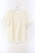 axes femme / 総レーストップス M キナリ O-25-08-26-086-AX-TO-OW-OS