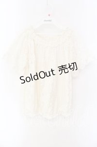 axes femme / 総レーストップス M キナリ O-25-08-26-086-AX-TO-OW-ZT510