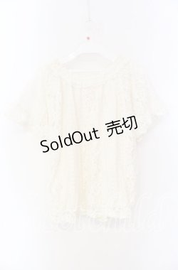 画像3: axes femme / 総レーストップス M キナリ O-25-08-26-086-AX-TO-OW-ZT510