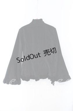 画像2: Moi-meme-Moitie / 別珍袖フレアージャケット 9号 ブラック O-25-08-26-097-MO-JA-IG-OS