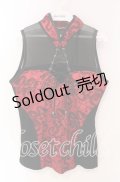 Qutie Frash / チャイナタンク  レッド×ブラック O-25-08-26-100-QU-TO-IG-OS
