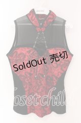 Qutie Frash / チャイナタンク  レッド×ブラック O-25-08-26-100-QU-TO-IG-OS