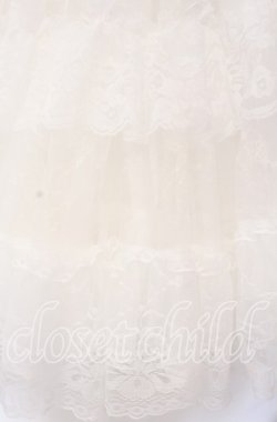 画像2: OZZ ANGELO / ロングレースパニエ  ホワイト O-25-08-26-108-OO-SK-OW-OS