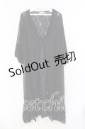 axes femme / レース切り替えロングガウン M クロ O-25-08-26-012-AX-TO-YM-OS