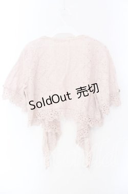 画像3: axes femme / 花総レースボレロ M ピンク O-25-08-26-020-AX-TO-YM-OS