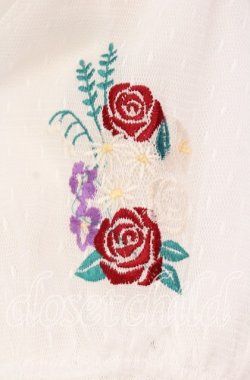 画像2: axes femme POETIQUE / きらめく花園刺繍カットプルオーバー M 生成り O-25-08-26-022-AX-TO-YM-OS