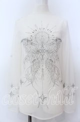 CuLLt / ANGEL TATTOO  トップス M ホワイト O-25-08-27-005-PU-TO-IG-ZT064