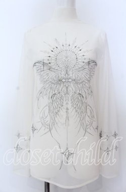 画像1: CuLLt / ANGEL TATTOO  トップス M ホワイト O-25-08-27-005-PU-TO-IG-OS