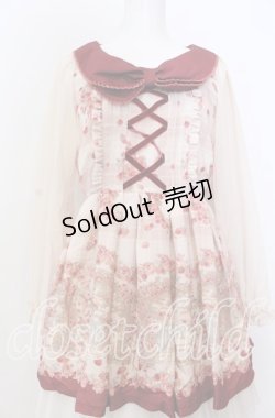 画像1: LIZ LISA / 木苺柄トップス 0 アカ系 O-25-08-27-047-LO-TO-OW-OS