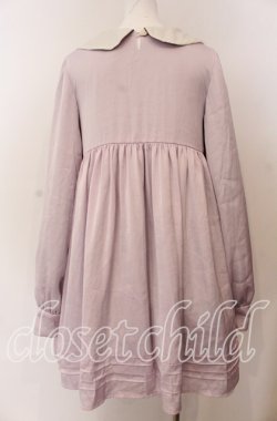 画像3: himitsu by syrup.(RoseMarie seoir) / 丸襟サテンワンピース  ラベンダー O-25-08-27-052-LO-OP-OW-OS