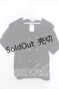 axes femme / レトロ襟ブラウス M クロ O-25-08-27-064-AX-BL-OW-OS