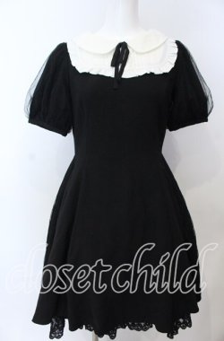 画像1: mille fille closet / パティシエワンピース M クロ O-25-08-27-065-LO-OP-OW-OS