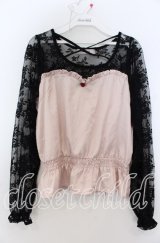 Ank Rouge / ビスチェ風切り替えプルオーバー M ピンク O-25-08-27-070-CA-TO-OW-ZT330