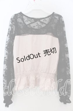 画像2: Ank Rouge / ビスチェ風切り替えプルオーバー M ピンク O-25-08-27-070-CA-TO-OW-ZT330