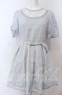 evelyn / Uキリカエワンピース  サックス O-25-08-27-071-LO-OP-OW-ZT234