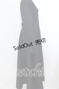 画像3: ATELIER BOZ / ロングローランドジャケット  ブラック シェルボタン O-25-08-27-008-EL-CO-IG-OS