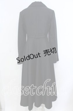 画像4: ATELIER BOZ / ロングローランドジャケット  ブラック シェルボタン O-25-08-27-008-EL-CO-IG-OS