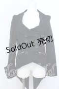 BPN / ジップポケット燕尾ジャケット M ブラック O-25-08-27-010-GO-JA-IG-OS