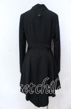画像3: BPN / シャドーストライプジップフィッシュテールジャケット M ブラック O-25-08-27-014-GO-JA-IG-OS