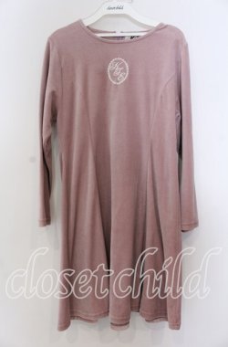 画像1: Katie / DRESS IN VELVET ワンピース S ピンク O-25-08-27-020-LO-OP-OW-OS