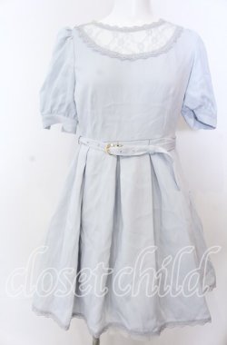 画像1: evelyn / Uキリカエワンピース  サックス O-25-08-27-029-LO-OP-OW-OS