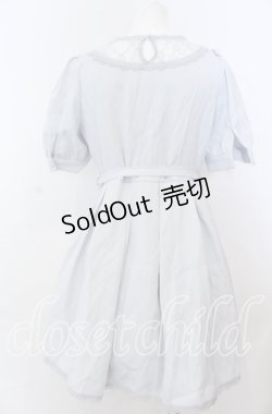 画像2: evelyn / Uキリカエワンピース  サックス O-25-08-27-029-LO-OP-OW-ZT207