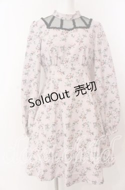 画像1: EATME / Rose Floral Patternワンピース M ピンク O-25-08-27-033-LO-OP-OW-OS