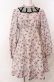 画像1: EATME / Rose Floral Patternワンピース M ピンク O-25-08-27-033-LO-OP-OW-OS (1)