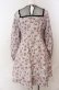 画像2: EATME / Rose Floral Patternワンピース M ピンク O-25-08-27-033-LO-OP-OW-OS (2)