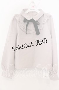 evelyn / エリツキフリルブラウス  ベージュ O-25-08-27-034-LO-BL-OW-OS