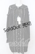 Ank Rouge / 肩レースあきシャツワンピース M クロ O-25-08-27-037-CA-OP-OW-OS