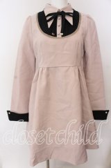 EAT ME / シャツレイヤードフレアワンピース M ピンク O-25-08-27-038-LO-OP-OW-ZT092