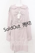 Ank Rouge / ビジューリボン肩あきワンピース M ピンク O-25-08-27-039-CA-OP-OW-ZY