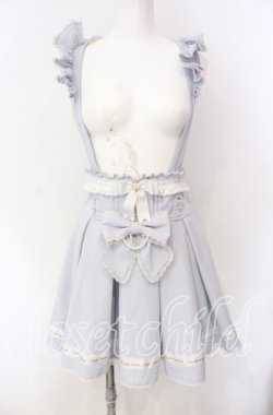 画像1: LIZ LISA / ラッフルサスペンダー付スカート  サックス O-25-08-28-045-LO-SK-OW-OS