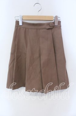 画像1: Fi.n.t / プリーツラップスカパン F ベージュ O-25-08-28-051-CA-SK-OW-OS