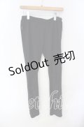 Qutie Frash / 龍ptストレッチパンツ  ブラック O-25-08-28-053-QU-PA-OW-ZT149