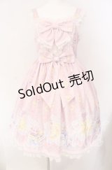 Angelic Pretty / Dreamy Night Cakesジャンパースカート  ピンク O-25-08-28-004-AP-OP-OW-OS