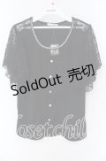 axes femme / ビスチェ風フレア袖プルオーバー M クロ O-25-08-28-1043-AX-BL-OW-OS