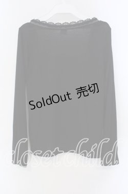 画像3: axes femme / シフォンティアードプルオーバー M クロ×キナリ O-25-08-28-1007-AX-TO-OW-OS
