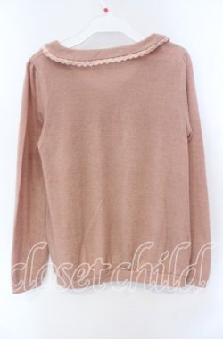 画像3: axes femme / パール配色ニットプルオーバー M ピンク O-25-08-28-1011-AX-TO-OW-OS