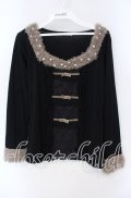 axes femme / プードルファー切替プルオーバー M クロ O-25-08-28-1012-AX-TO-OW-OS