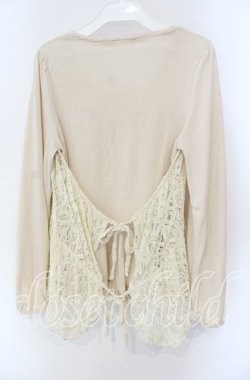 画像3: axes femme / レースビスチェ重ね着風プルオーバー M キナリ O-25-08-28-1014-AX-TO-OW-OS