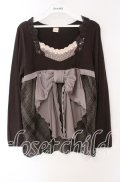 axes femme / BIGリボンチュニック M ブラウン O-25-08-28-1025-AX-TO-OW-OS