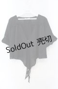 axes femme / 前リボンボレロ M クロ O-25-08-28-1028-AX-TO-OW-OS