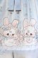 画像3: To Alice / Pastel Baby Rabbitワンピース M サックス O-25-08-28-006-LO-SK-OW-OS