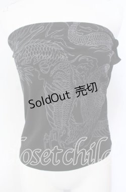 画像4: Qutie Frash / ドラゴンptサラシベアトップ  ブラック O-25-08-28-007-QU-TO-OW-OS