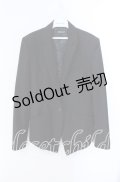 JURY BLACK / フェイクオーバーラップカラージャケット S クロ O-25-08-28-008-GL-JA-OW-OS
