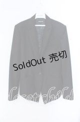 JURY BLACK / フェイクオーバーラップカラージャケット S クロ O-25-08-28-008-GL-JA-OW-OS