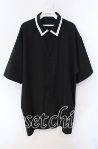 TRAVAS TOKYO / タイ付き半袖シャツ F ブラック O-25-08-28-012-PU-BL-OW-OS